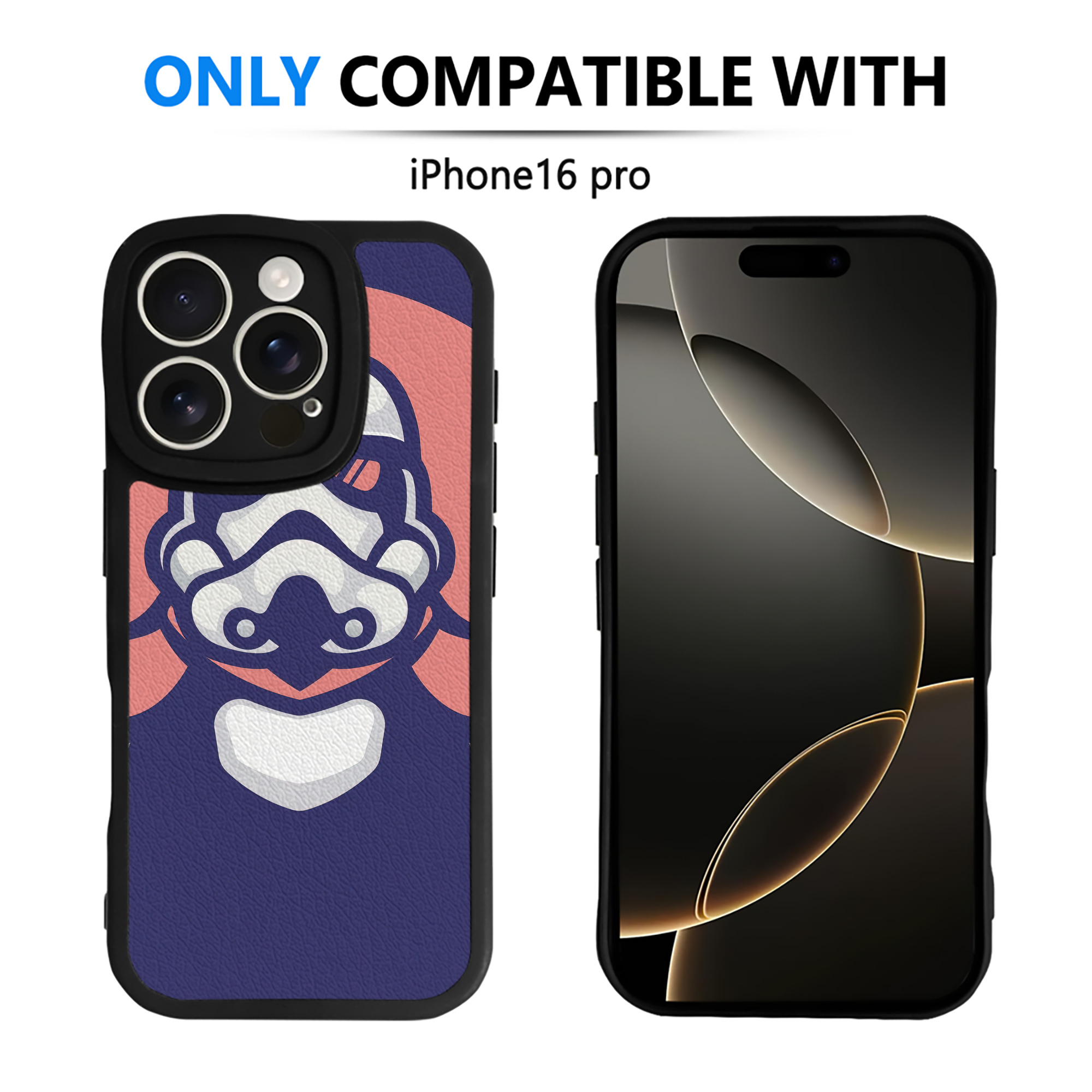 （画像用） スター・ウォーズ Star Wars 【iPhone 16シリーズ対応】シリコンスマホケース（レザー調） 材質：シリコン